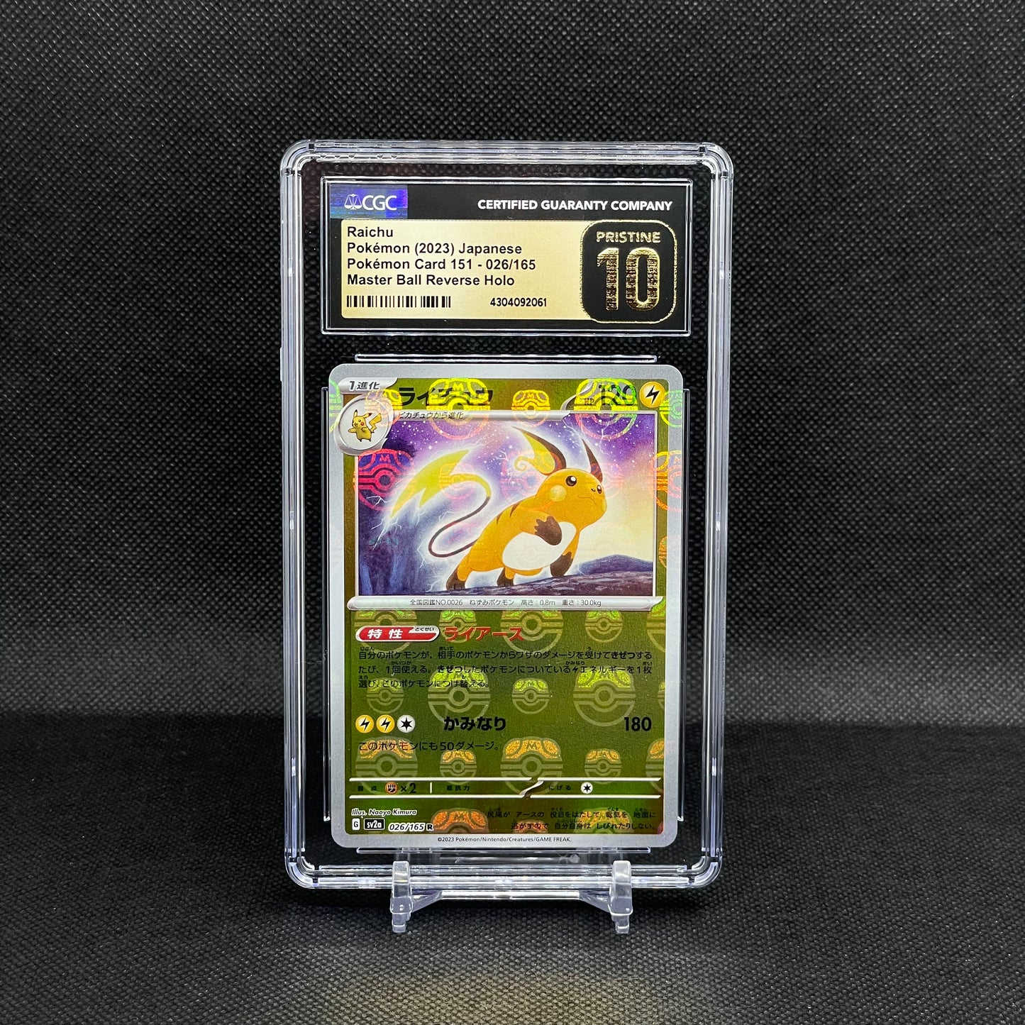 Raichu (Master Ball)