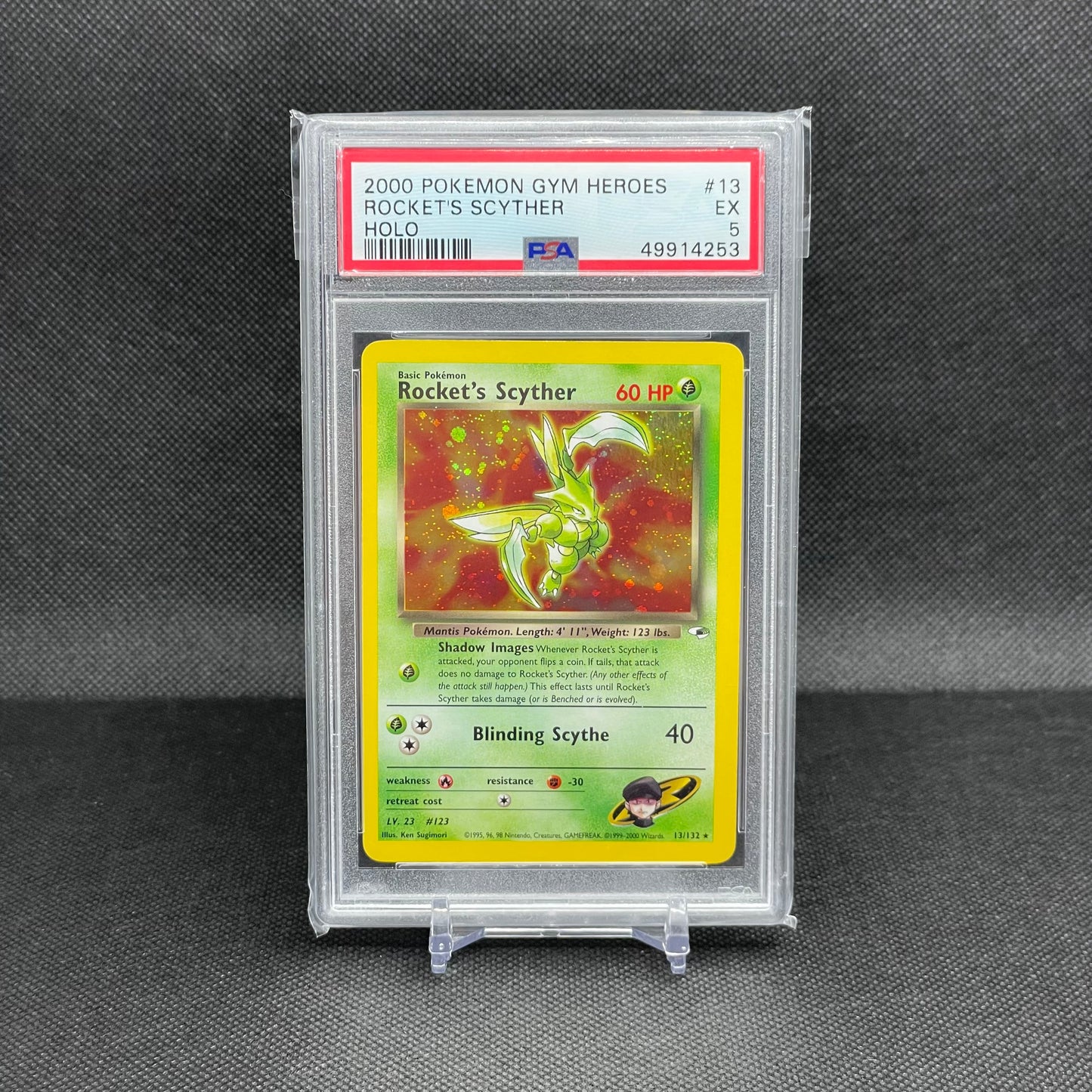 Rocket’s Scyther Holo (PSA 5)