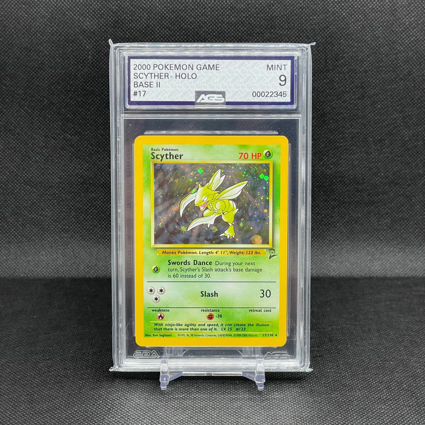 Scyther Holo (Base Set 2)